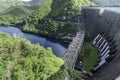 Bhumibol Dam the power of water , tak thailand. Royalty Free Stock Photo