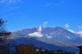 Bhutan eastern mountains from Thimphu city in a morning Royalty Free Stock Photo