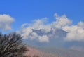 Bhutan eastern mountains from Thimphu city in a morning Royalty Free Stock Photo