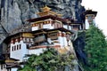 Bhutan - Paro - Taktsang Lakhang - Tiger nest Royalty Free Stock Photo