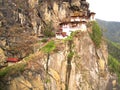 Bhutan - Tiger Monastery Royalty Free Stock Photo