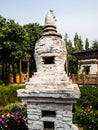 Bhutan traditional pagoda in garden