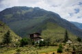 Bhutan Village View Royalty Free Stock Photo