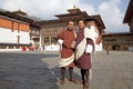 Bhutanese man in traditional clothing, Thimphu, Bhutan