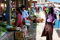 Bhutanese woman market