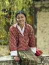 Bhutanese Woman - Paro - Kingdom of Bhutan