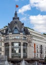 BHV Bazar de l`Hotel de Ville department store entrance - Paris