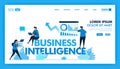 BI or business intelligence to facilitate companies, Business and technology industry 4.0 with access to data analysis