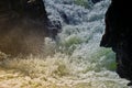 Water Torrent and Rock Faces Royalty Free Stock Photo