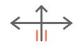 Bi-Directional Arrows: Multi-Axis Flat Design Icon, vector design Generative AI Royalty Free Stock Photo