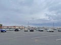 Bi-Lo grocery store retail supermarket parking lot multiple retailers shopping strip