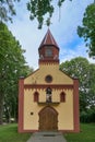 Biale, Poland - August 04, 2017: Church p.w. St. Joseph in Biale, Gostynin. Poland. Was elevated in 1636, with the consent of Royalty Free Stock Photo