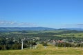 Bialka Tatrzanska, Poland. View form the alpine ski lift Royalty Free Stock Photo