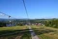 Bialka Tatrzanska, Poland. View form the alpine ski lift Royalty Free Stock Photo