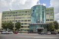 Bialystok, Poland - 23, July, 2020: The building of the Marshal`s Office in BiaÃâystok, view of the entrance