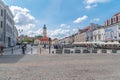 Kosciusko Main Square with Town Hall in Bialystok Royalty Free Stock Photo
