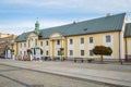 Bialystok, Poland - September 17, 2018: Architecture of the Kosciusko Main Square with Town Hall in Bialystok, Poland. Bialystok