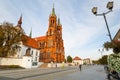Bialystok, Poland - September 17, 2018: Basilica of the Assumption of the Blessed Virgin Mary in Bialystok, Poland. Bialystok is