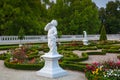 Bialystok, Poland - September 17, 2018: Beautiful gardens of the Branicki Palace in Bialystok, Poland. Bialystok is the largest