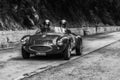 BIANCHI PANHARD ITALFRANCE 750 S COLLI 1954 on an old racing car in rally Mille Miglia 2017 the famous italian historical race 1 Royalty Free Stock Photo