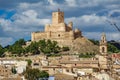 Biar castle at top of hill, Alicante, Spain Royalty Free Stock Photo