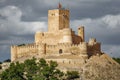 Biar castle at top of hill, Alicante, Spain Royalty Free Stock Photo