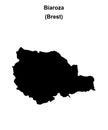 Biaroza outline map Royalty Free Stock Photo