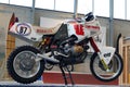 BMW gs Paris Dakar racing motorcycle with sponsor morales caisse epargne 1987 michelin