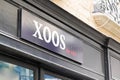 Xoos by ritz logo text sign of biarritz clothing store shop front in street Royalty Free Stock Photo