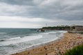 Biarritz, Basque Country, landscape of atlantic ocean coastline