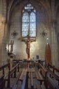 Biarritz, France - 15 Jan, 2022: Sainte-Eugenie Church of Biarritz