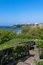 Biarritz in France, the lighthouse on the coast Royalty Free Stock Photo