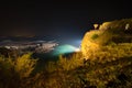 Biarritz in France at night Royalty Free Stock Photo