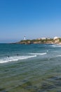 Biarritz in France, panorama of the beach Royalty Free Stock Photo