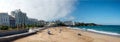 Biarritz Grande Plage beach in summer, France