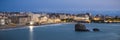 Biarritz Grande Plage beach at twilight