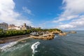 Biarritz seafront, France Royalty Free Stock Photo