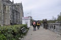 Biarritz, 14th april: Cathedral Sainte Eugenie Church from View Port of Biarritz in France