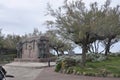 Biarritz, 18th april: Monument aux Morts from Port Vieux in Biarritz in France