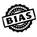 Bias rubber stamp Royalty Free Stock Photo