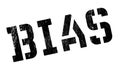 Bias rubber stamp Royalty Free Stock Photo