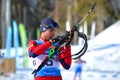 Biathlon, Anatoly Oskin Royalty Free Stock Photo