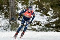 Biathlon BMW IBU World Cup - Single Mix Relay Royalty Free Stock Photo