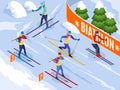 Biathlon Isometric Background