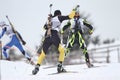 Biathlon race Royalty Free Stock Photo