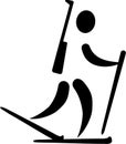 Biathlon Running Pictogram