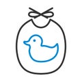 Bib Icon Royalty Free Stock Photo