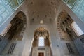 entrance of Bibi-Khanim Mausoleum in Samarkand, Uzbekistan, Historic buildings. inside grave of Amir Temur