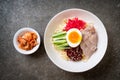 bibim naengmyeon - korean cold noodles