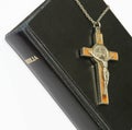 Bible and crucifix Royalty Free Stock Photo